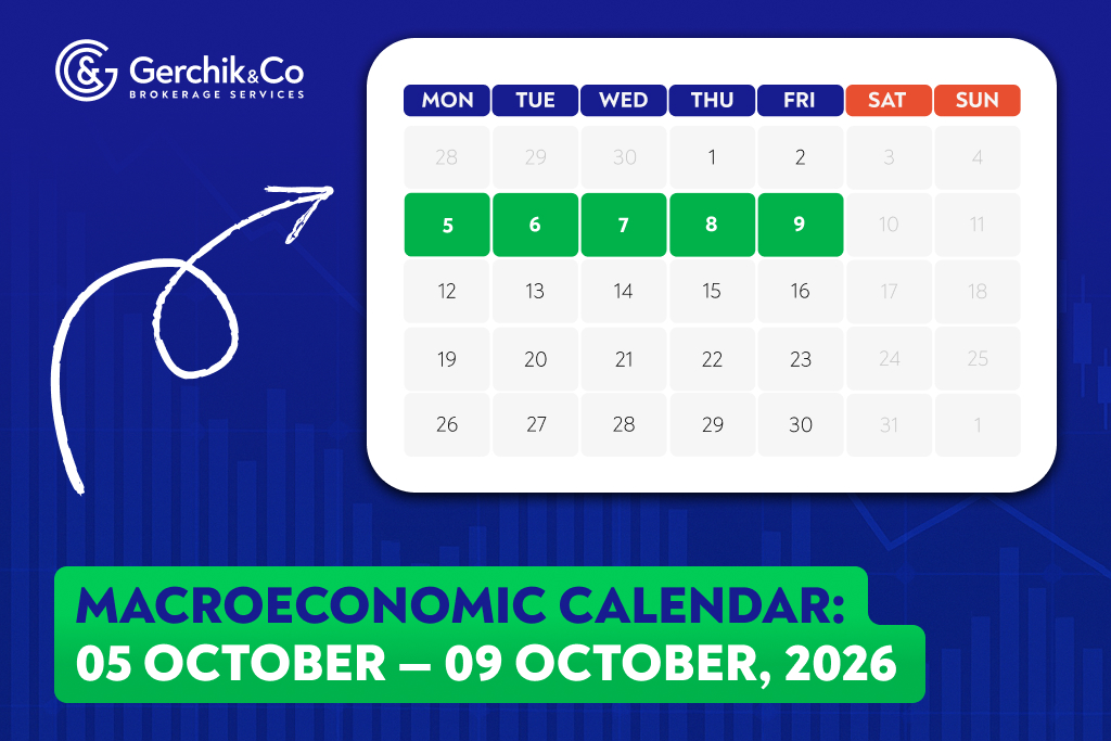 Weekly Macroeconomic Calendar for October 5—October 9, 2026

